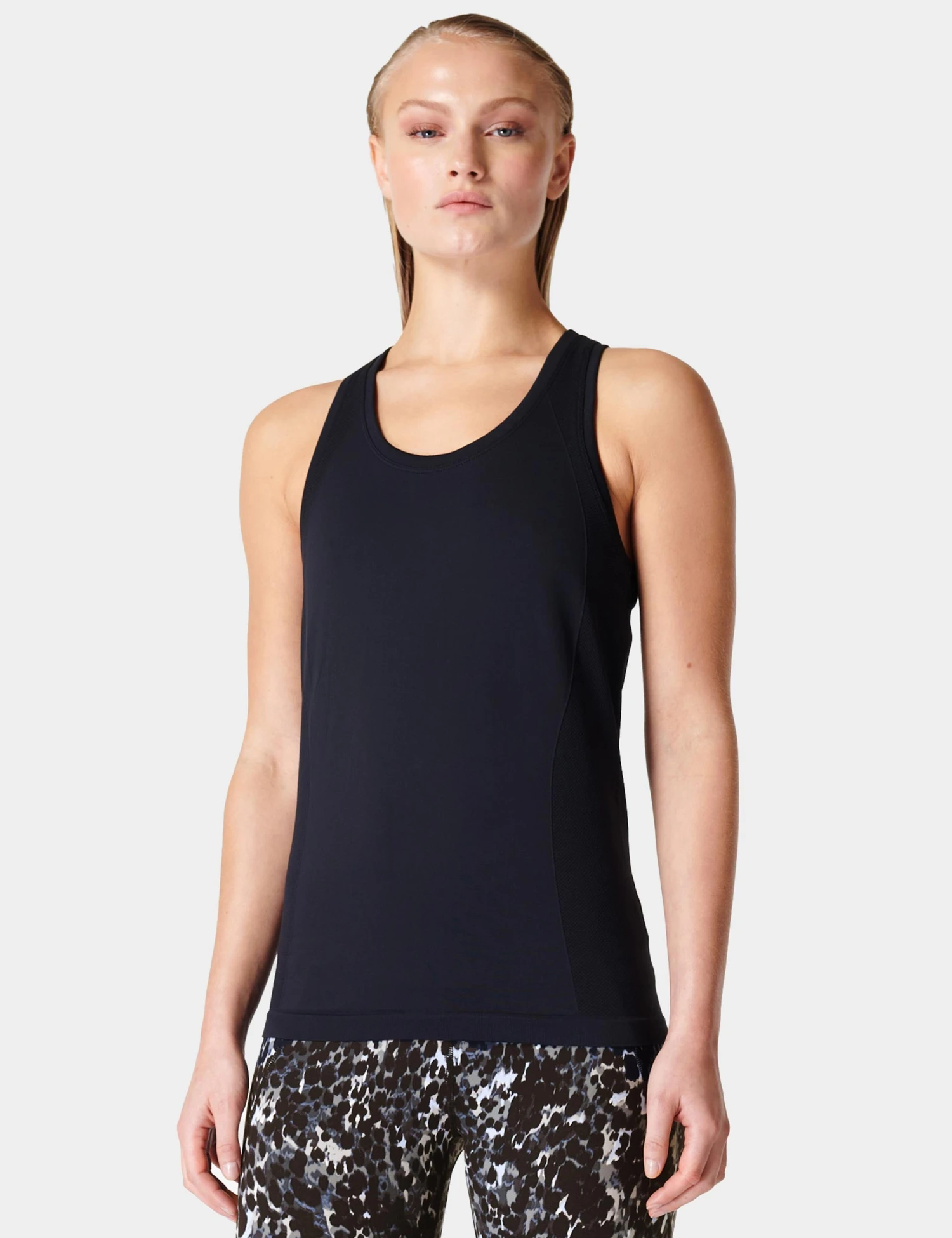 Sweaty Betty Athlete Seamless Gym Vest - Black 1 Sweaty Betty Athlete Seamless Gym Vest - Black