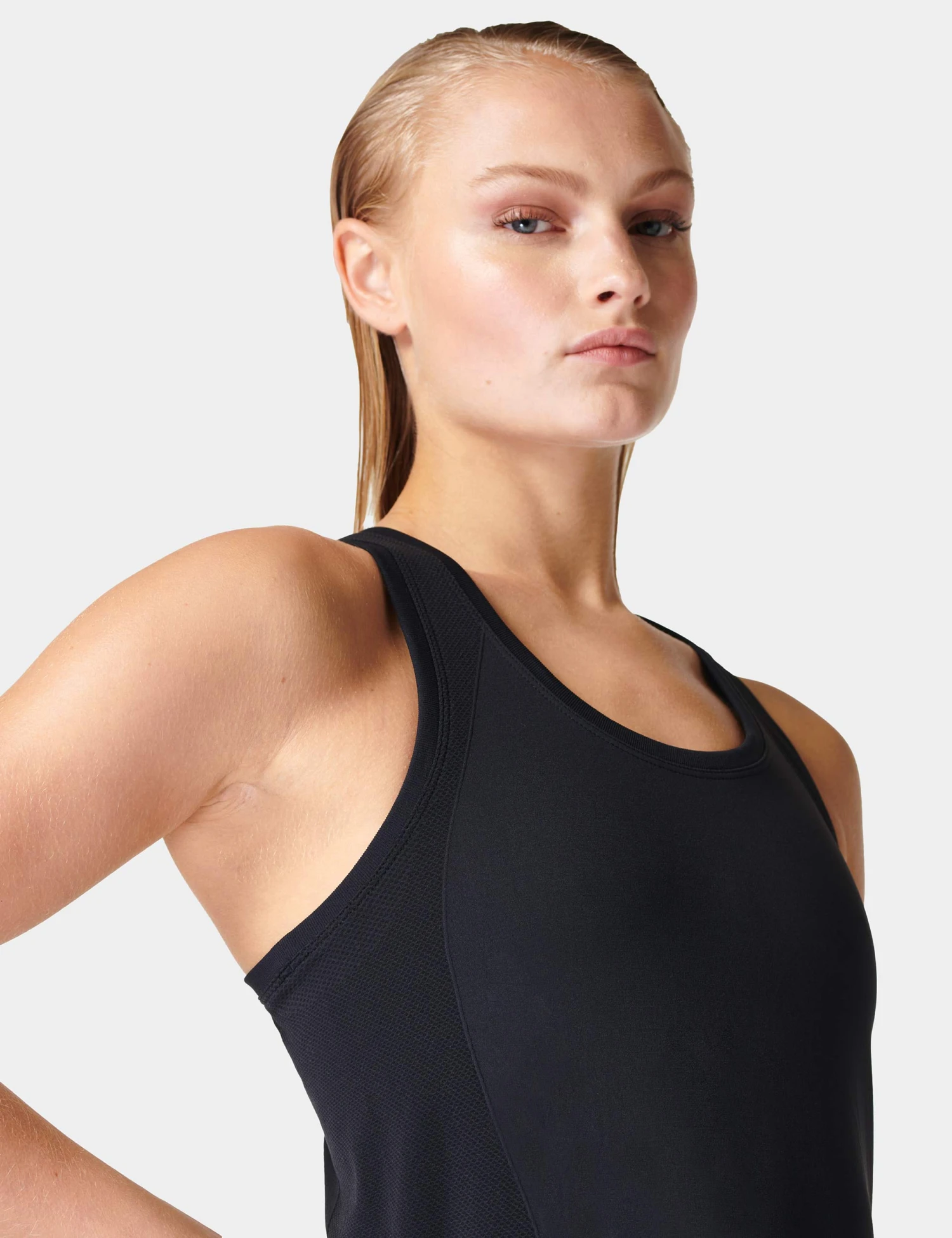 Sweaty Betty Athlete Seamless Gym Vest - Black 3 Sweaty Betty Athlete Seamless Gym Vest - Black - Image 3