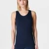 Sweaty Betty Athlete Seamless Gym Vest - Navy Blue