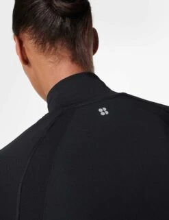 Sweaty Betty Athlete Seamless Half Zip Long Sleeve Top - Black 10 Sweaty Betty Athlete Seamless Half Zip Long Sleeve Top - Black -Elevate Fitwear Sales Store sweaty betty athlete seamless half zip long sleeve top black sb6548 9