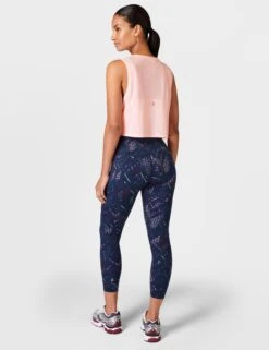 Sweaty Betty Breathe Easy Crop Muscle Vest - Sorbet Pink -Elevate Fitwear Sales Store sweaty betty breathe easy crop muscle vest sorbet pink sb9083 2