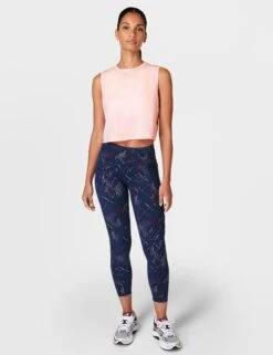 Sweaty Betty Breathe Easy Crop Muscle Vest - Sorbet Pink -Elevate Fitwear Sales Store sweaty betty breathe easy crop muscle vest sorbet pink sb9083 5