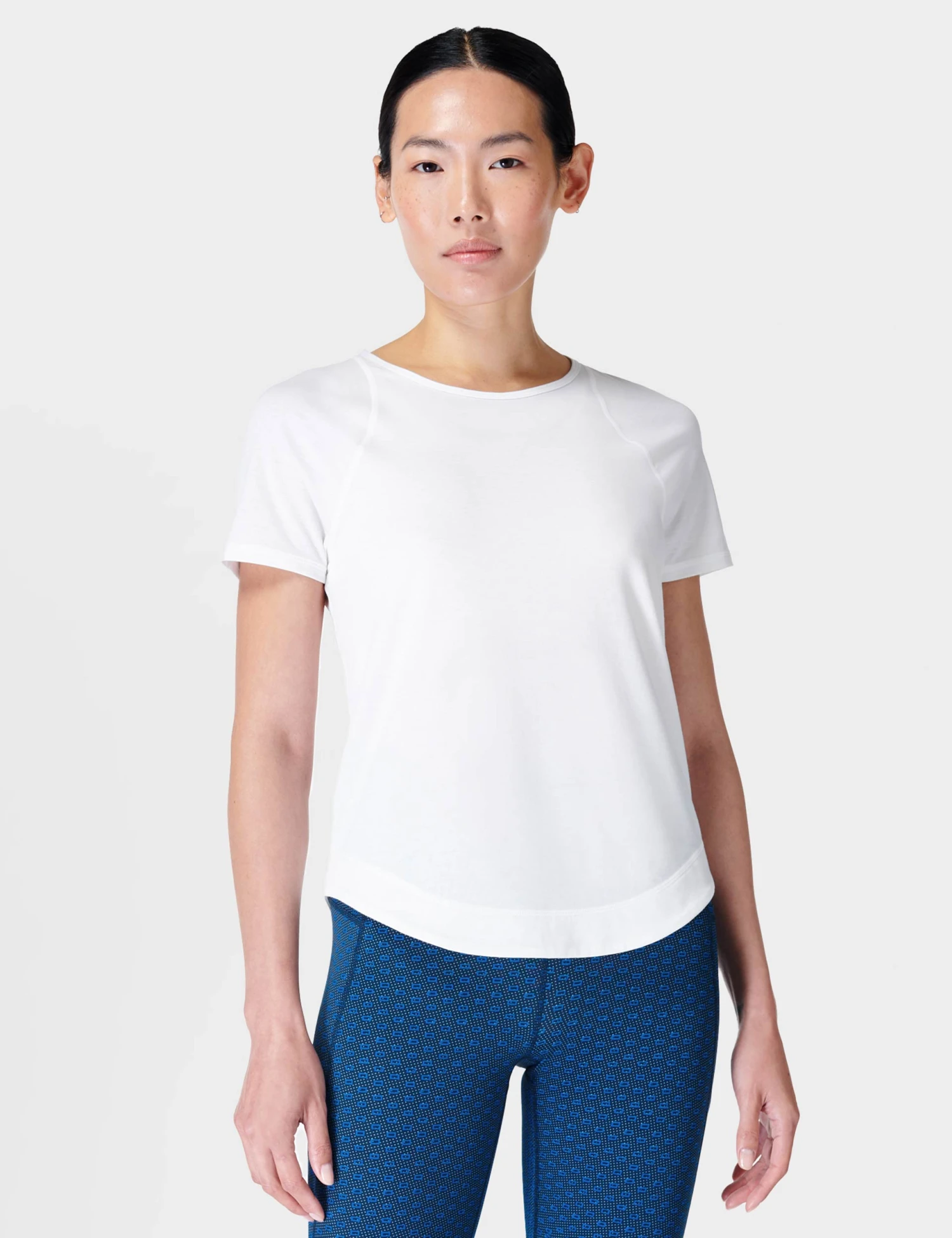 Sweaty Betty Breathe Easy Running T-Shirt - White 1 Sweaty Betty Breathe Easy Running T-Shirt - White