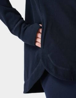 Sweaty Betty Escape Italian Fleece Hoody - Navy Blue -Elevate Fitwear Sales Store sweaty betty escape italian fleece hoody navy blue sb6426 4