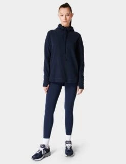 Sweaty Betty Escape Italian Fleece Hoody - Navy Blue -Elevate Fitwear Sales Store sweaty betty escape italian fleece hoody navy blue sb6426 5