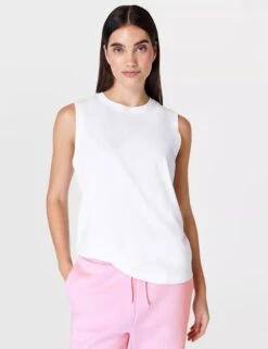 Sweaty Betty Essential Sleeveless Vest - White