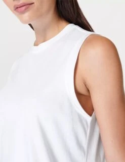 Sweaty Betty Essential Sleeveless Vest - White -Elevate Fitwear Sales Store sweaty betty essential sleeveless vest white sb9699 5