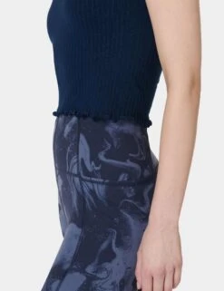 Sweaty Betty Mindful Seamless Bra Vest - Navy Blue -Elevate Fitwear Sales Store sweaty betty mindful seamless bra vest navy blue SB8340A 4274 5