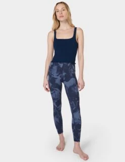 Sweaty Betty Mindful Seamless Bra Vest - Navy Blue -Elevate Fitwear Sales Store sweaty betty mindful seamless bra vest navy blue SB8340A 4274 6