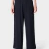 Sweaty Betty Modal Wide Leg Trousers - Black