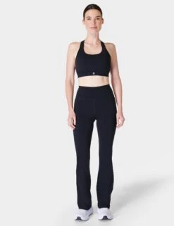 Sweaty Betty Power 32 Workout Boot Cut Trouser - Black -Elevate Fitwear Sales Store sweaty betty power 32 workout boot cut trouser black sb9218 2