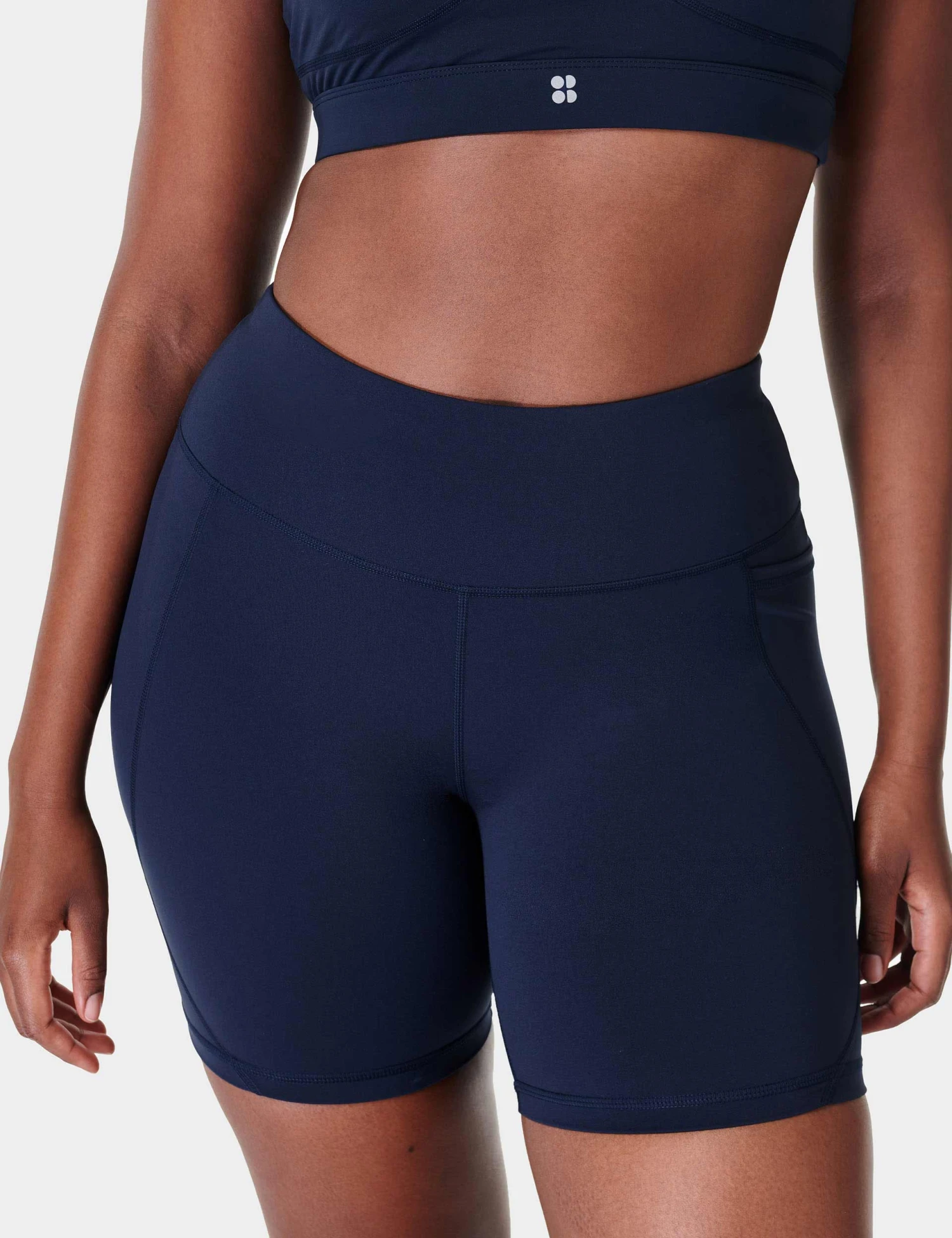 Sweaty Betty Power 6" Cycling Shorts - Navy Blue 1 Sweaty Betty Power 6" Cycling Shorts - Navy Blue