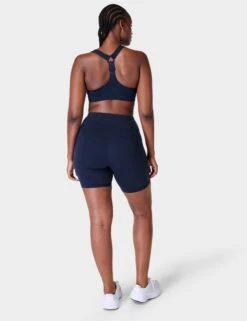 Sweaty Betty Power 6" Cycling Shorts - Navy Blue 14 Sweaty Betty Power 6" Cycling Shorts - Navy Blue -Elevate Fitwear Sales Store sweaty betty power 6in cycling shorts navy blue sb4822p 3
