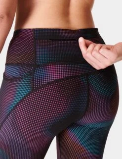 Sweaty Betty Power 7/8 Gym Leggings - Black Gradient Dot Print -Elevate Fitwear Sales Store sweaty betty power 7 8 gym leggings black gradient dot print sb5400 2
