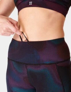 Sweaty Betty Power 7/8 Gym Leggings - Black Gradient Dot Print -Elevate Fitwear Sales Store sweaty betty power 7 8 gym leggings black gradient dot print sb5400 3