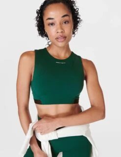 Sweaty Betty Power Advantage Bra Top - Retro Green -Elevate Fitwear Sales Store sweaty betty power advantage bra top retro green sb9823 5
