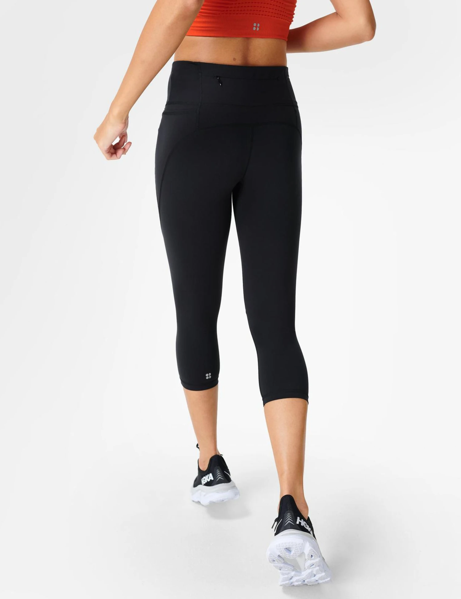 Sweaty Betty Power Cropped Gym Leggings - Black 2 Sweaty Betty Power Cropped Gym Leggings - Black - Image 2