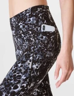 Sweaty Betty Power Cropped Gym Leggings - Grey Dapple Print 10 Sweaty Betty Power Cropped Gym Leggings - Grey Dapple Print -Elevate Fitwear Sales Store sweaty betty power cropped gym leggings grey dapple print sb4564p 6