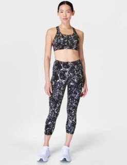 Sweaty Betty Power Cropped Gym Leggings - Grey Dapple Print 14 Sweaty Betty Power Cropped Gym Leggings - Grey Dapple Print -Elevate Fitwear Sales Store sweaty betty power cropped gym leggings grey dapple print sb4564p 7