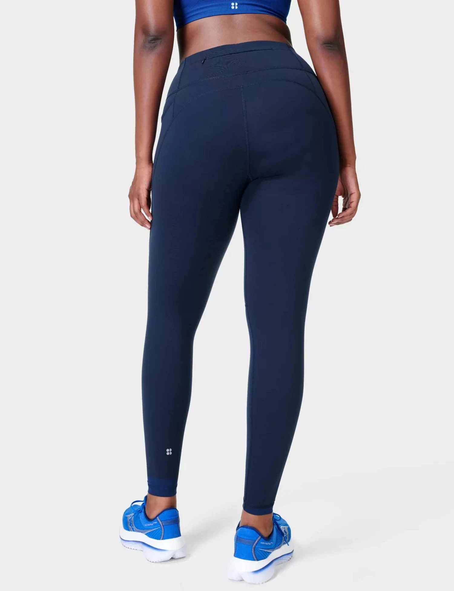 Sweaty Betty Power Gym Leggings - Navy Blue 2 Sweaty Betty Power Gym Leggings - Navy Blue - Image 2