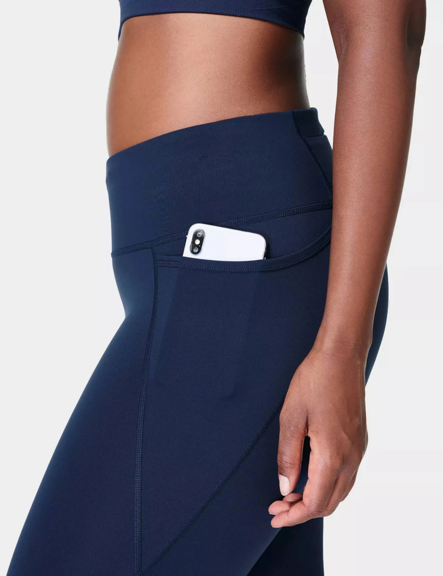 Sweaty Betty Power Gym Leggings - Navy Blue 4 Sweaty Betty Power Gym Leggings - Navy Blue - Image 4