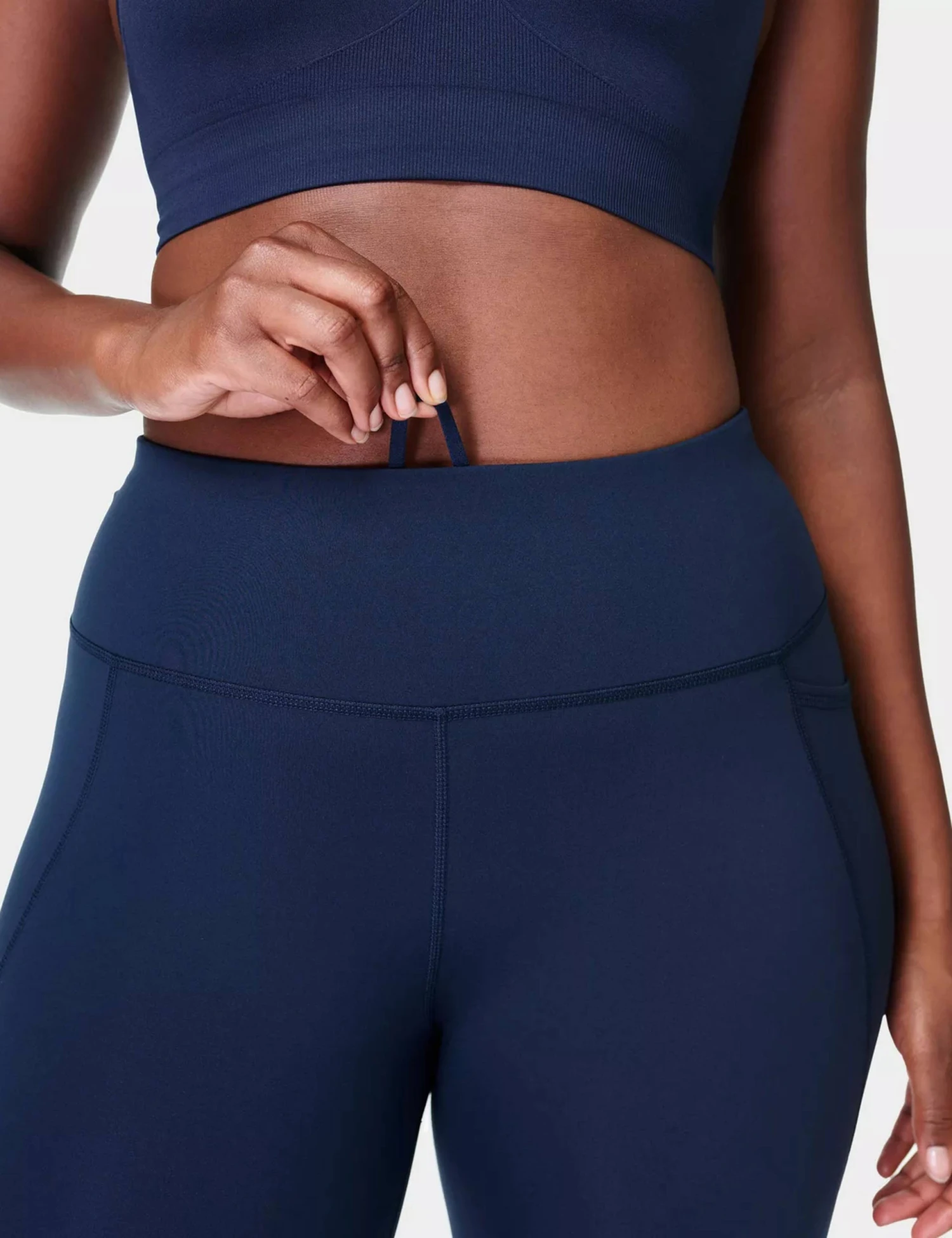 Sweaty Betty Power Gym Leggings - Navy Blue 3 Sweaty Betty Power Gym Leggings - Navy Blue - Image 3