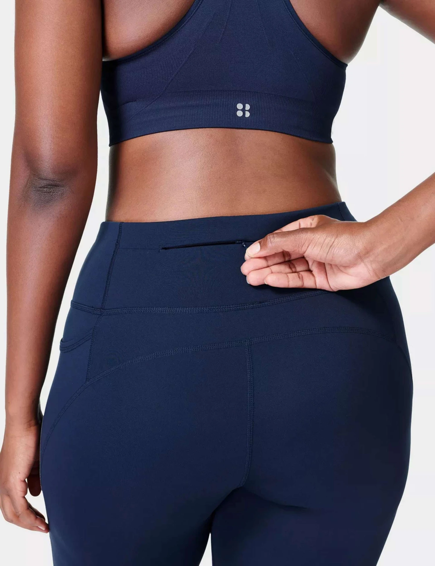 Sweaty Betty Power Gym Leggings - Navy Blue 6 Sweaty Betty Power Gym Leggings - Navy Blue - Image 6