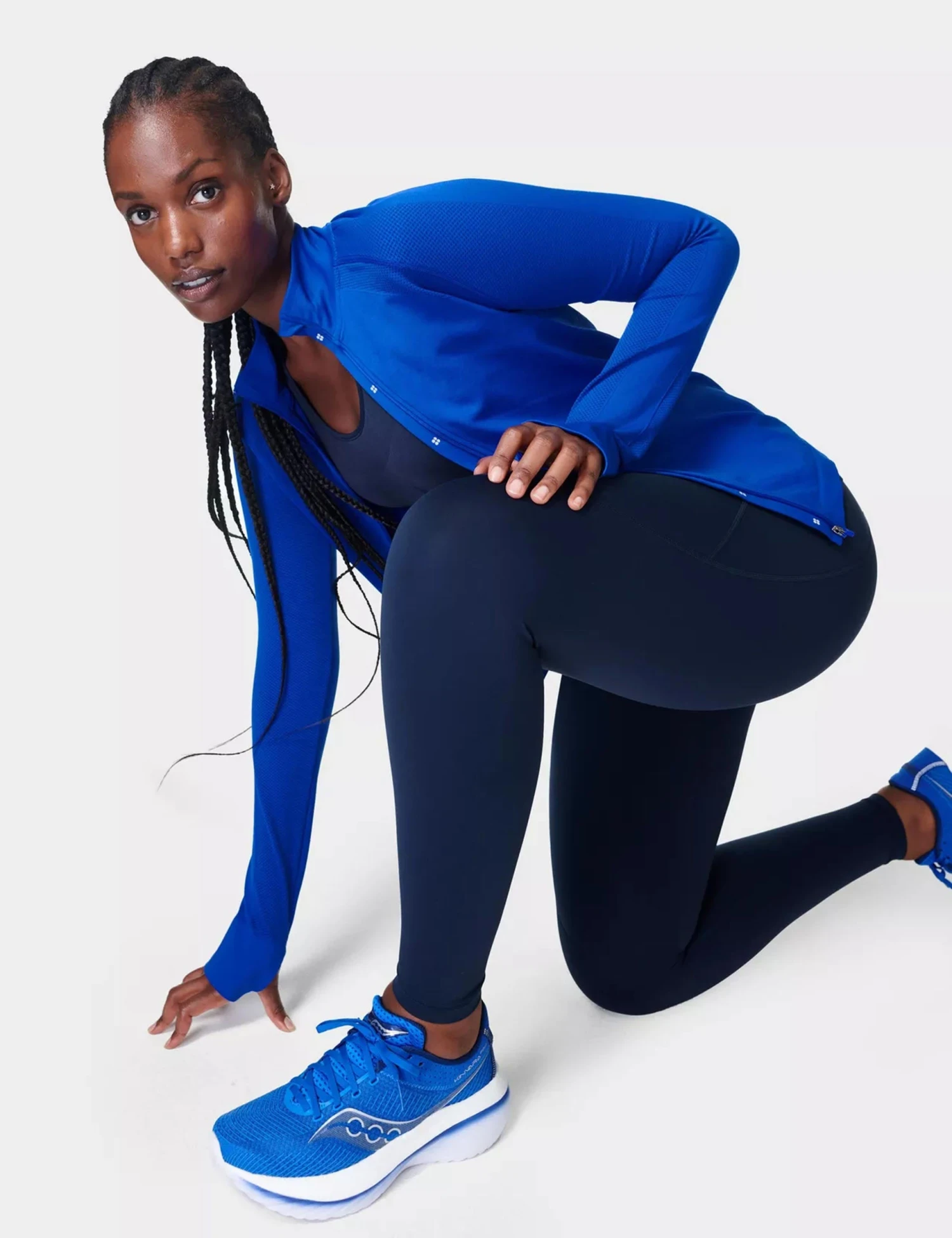 Sweaty Betty Power Gym Leggings - Navy Blue 7 Sweaty Betty Power Gym Leggings - Navy Blue - Image 7