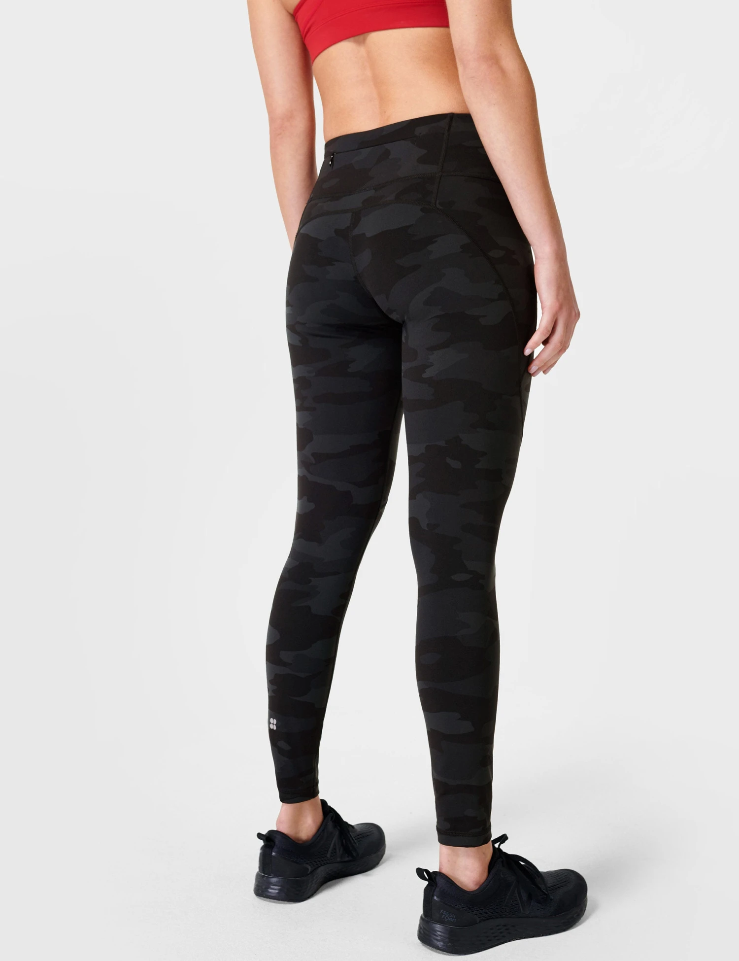 Sweaty Betty Power Gym Leggings - Ultra Black Camo Print 2 Sweaty Betty Power Gym Leggings - Ultra Black Camo Print - Image 2