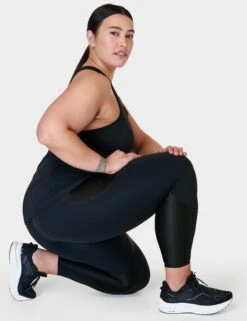 Sweaty Betty Power High Waisted 7/8 Shine Matte Leggings - Black 11 Sweaty Betty Power High Waisted 7/8 Shine Matte Leggings - Black -Elevate Fitwear Sales Store sweaty betty power hw 7 8 shine matte leggings black sb9320 2