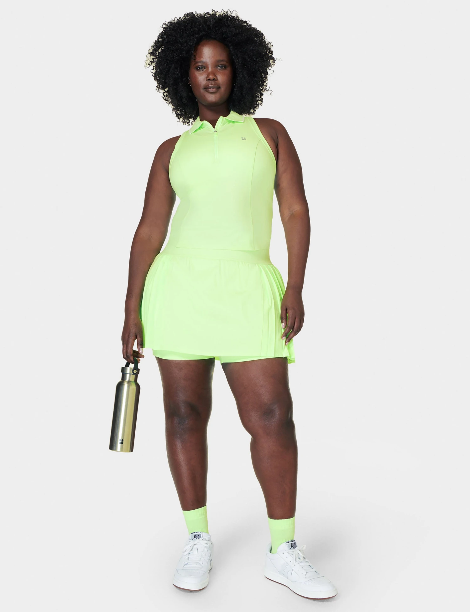Sweaty Betty Power Match Point Pleat Tennis Skort - Matcha Green 7 Sweaty Betty Power Match Point Pleat Tennis Skort - Matcha Green - Image 7