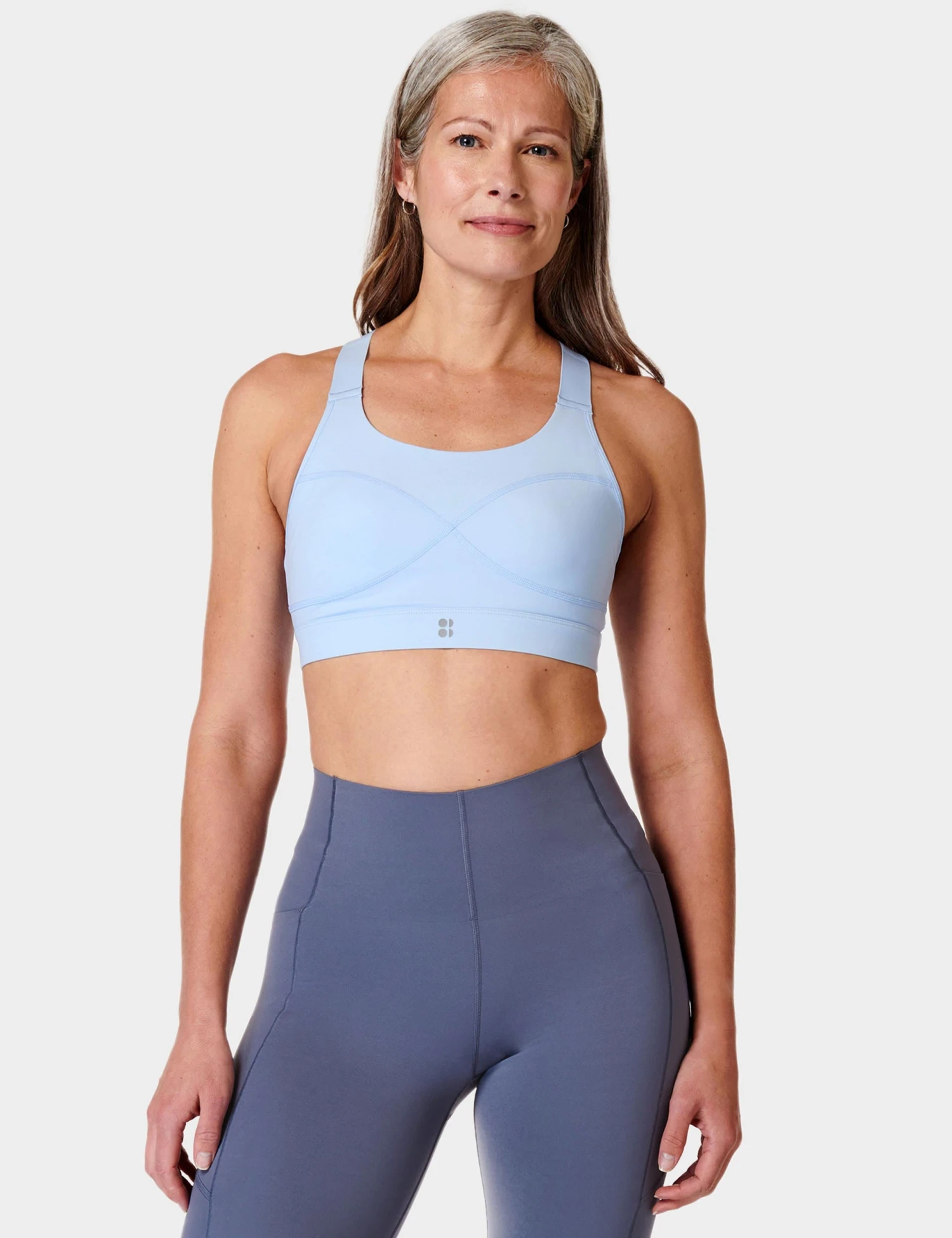 Sweaty Betty Power Medium Support Sports Bra - Breeze Blue 1 Sweaty Betty Power Medium Support Sports Bra - Breeze Blue