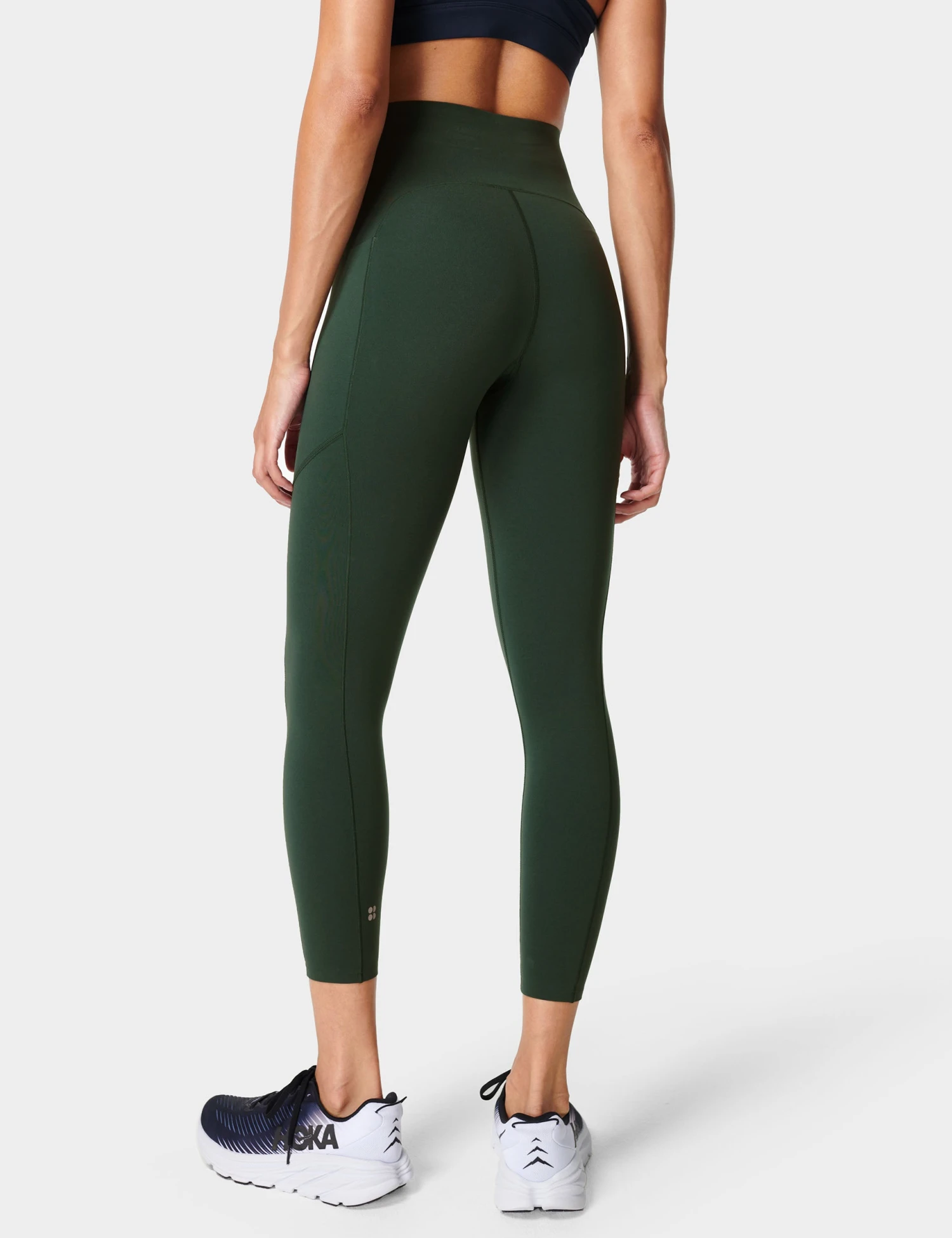 Sweaty Betty Power UltraSculpt High Waisted Gym 7/8 Leggings - Trek Green 1 Sweaty Betty Power UltraSculpt High Waisted Gym 7/8 Leggings - Trek Green