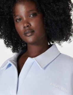 Sweaty Betty Powerhouse Collared Sweatshirt - Salt Blue -Elevate Fitwear Sales Store sweaty betty powerhouse collared sweatshirt salt blue sb9829 6