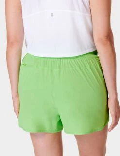 Sweaty Betty Relay Shell Shorts - Zest Green -Elevate Fitwear Sales Store sweaty betty relay shell shorts zest green sb8805 4
