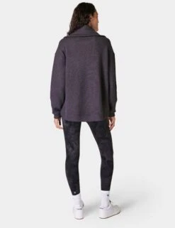 Elevate Fitwear Sales Store -Elevate Fitwear Sales Store sweaty betty restful boucle half zip sweatshirt urban grey sb8089 2
