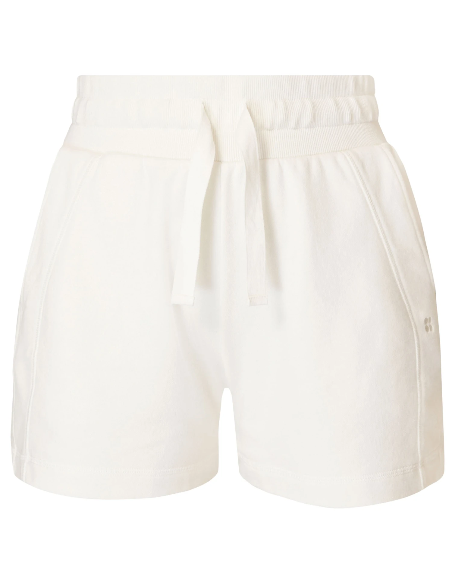 Sweaty Betty Revive High Waisted Shorts - Lily White 5 Sweaty Betty Revive High Waisted Shorts - Lily White - Image 5