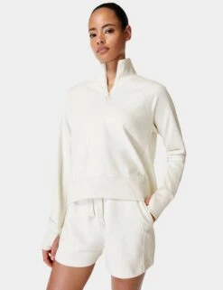 Sweaty Betty Revive High Waisted Shorts - Lily White 13 Sweaty Betty Revive High Waisted Shorts - Lily White -Elevate Fitwear Sales Store sweaty betty revive high waisted shorts lily white SB8888 6