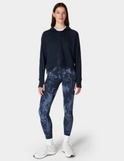 Sweaty Betty Revive Rib Half Zip Pullover - Navy Blue -Elevate Fitwear Sales Store sweaty betty revive rib half zip pullover navy blue sb8937 8