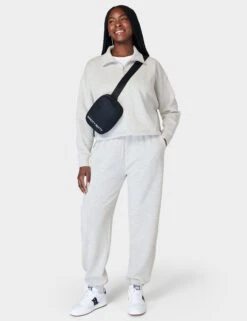 Sweaty Betty Sand Wash Cuffed Trousers - Ice Grey Marl 11 Sweaty Betty Sand Wash Cuffed Trousers - Ice Grey Marl -Elevate Fitwear Sales Store sweaty betty sand wash cuffed trousers ice grey marl sb8076 4