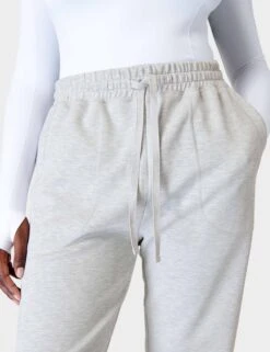 Sweaty Betty Sand Wash Cuffed Trousers - Ice Grey Marl 8 Sweaty Betty Sand Wash Cuffed Trousers - Ice Grey Marl -Elevate Fitwear Sales Store sweaty betty sand wash cuffed trousers ice grey marl sb8076 6
