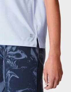 Sweaty Betty Soft Flow Studio T-Shirt - Salt Blue -Elevate Fitwear Sales Store sweaty betty soft flow studio t shirt salt blue sb9667 5