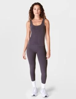 Sweaty Betty Softly Seamless Vest - Urban Grey -Elevate Fitwear Sales Store sweaty betty softly seamless vest urban grey sb9406 4
