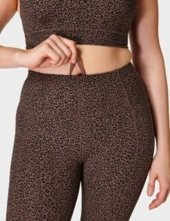 Sweaty Betty Super Soft 7/8 Yoga Leggings - Brown Leopard Marking Print 8 Sweaty Betty Super Soft 7/8 Yoga Leggings - Brown Leopard Marking Print -Elevate Fitwear Sales Store sweaty betty super soft 7 8 yoga leggings brown leopard marking print sb6916 3