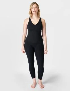 Sweaty Betty Super Soft Strappy Back Gym Bra Vest - Black -Elevate Fitwear Sales Store sweaty betty super soft strappy back gym bra vest black sb9014 4