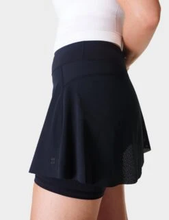 Sweaty Betty Swift Running Skort - Black 10 Sweaty Betty Swift Running Skort - Black -Elevate Fitwear Sales Store sweaty betty swift running skort black sb2478 4