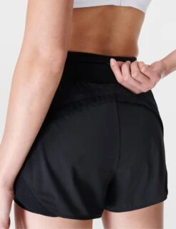Sweaty Betty Tempo Run Shorts - Black -Elevate Fitwear Sales Store sweaty betty tempo run shorts black sb8828 2