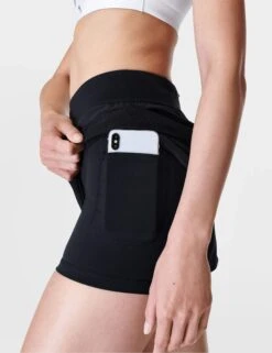 Sweaty Betty Tempo Run Shorts - Black -Elevate Fitwear Sales Store sweaty betty tempo run shorts black sb8828 3