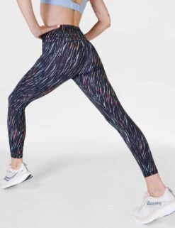 Sweaty Betty Zero Gravity 7/8 Running Tight - Blue Ripple Tie Dye -Elevate Fitwear Sales Store sweaty betty zero gravity 7 8 running tight blue ripple tie dye sb9187a 4