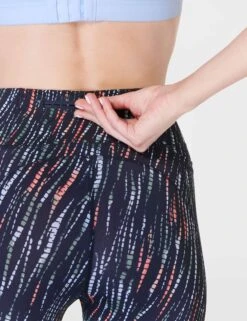 Sweaty Betty Zero Gravity 7/8 Running Tight - Blue Ripple Tie Dye -Elevate Fitwear Sales Store sweaty betty zero gravity 7 8 running tight blue ripple tie dye sb9187a 7